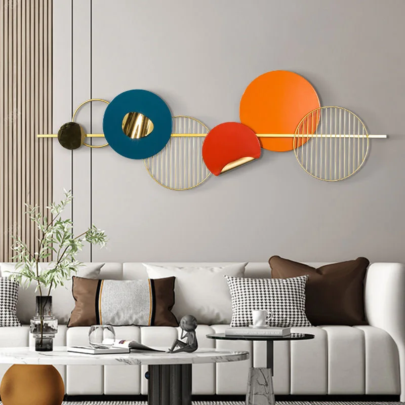150X50 Dropshipping Products 2024 Living Room Home Wall Arts Decoration Items Background Metal Handicraft House Decor Luxury