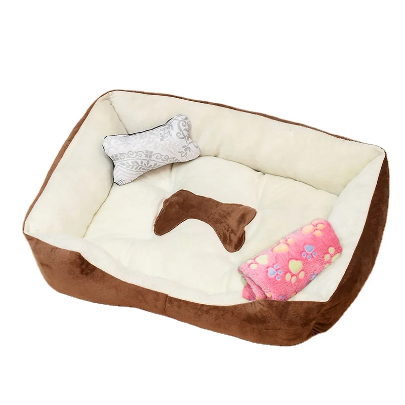 

Multi-Size Pet Bed Large Dog Indoor Plush Dog House Dog Bed, Picture