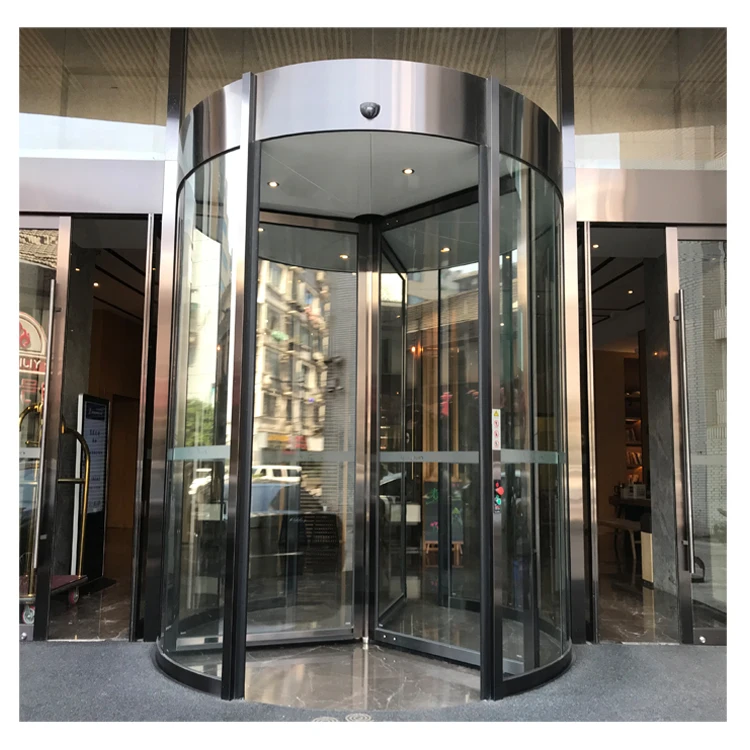 Manual Antipanic Revolving Door For Commercial Building - Buy Revolving ...