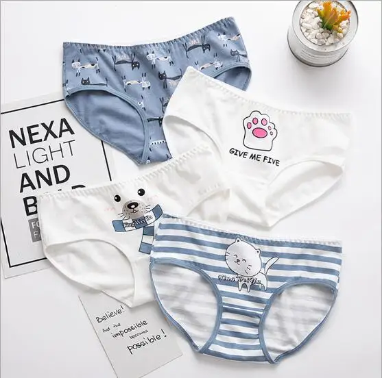 
cat wholesale adult women cute knickers panties underwear 