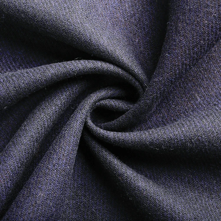 
Wholesale more colors 60% Wool 30% Polyester 250-260GSM twill fabric for garment 