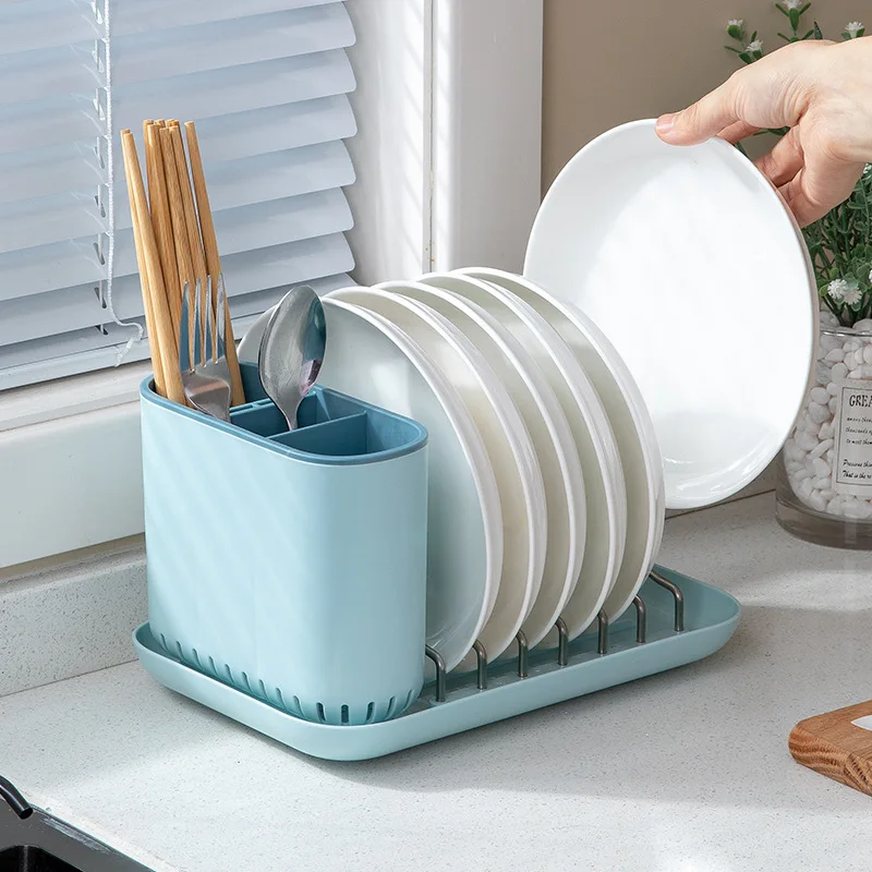 

2022 Hot sell Wholesale Kitchen accessories Dish Plate Cutlery Storage Set Tableware Rest Utensil Spoon Holder, Blue, deep blue, pink, white