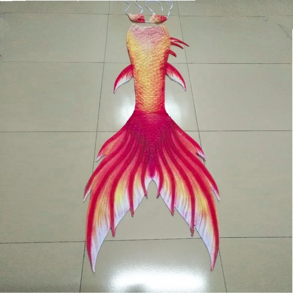 

Sexy Ladies Swimwear Mermaid Tail Swimming Mermaid Swimsuits For Women, Red/purple/blue/orange