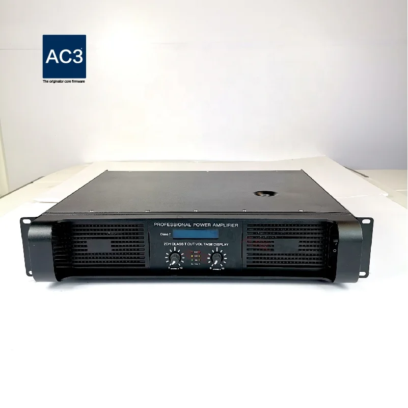 

300 Watts Professional Home Amplifier Type and 2 (2.0) Channels audio power amplifier, Black