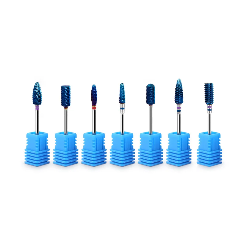 

BLUQUE 2019 newest High Quality Tungsten Steel Carbide Nail Drill Bits, White