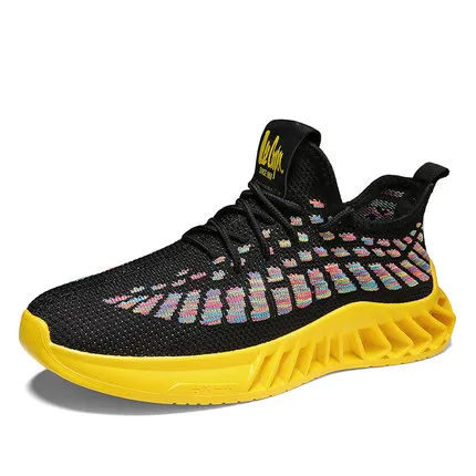 

2021 Popular Men Sneakers Breathable Running Shoes Sport Fashion Comfortable Casual Couples Gym Men Shoes, Black,white,grey