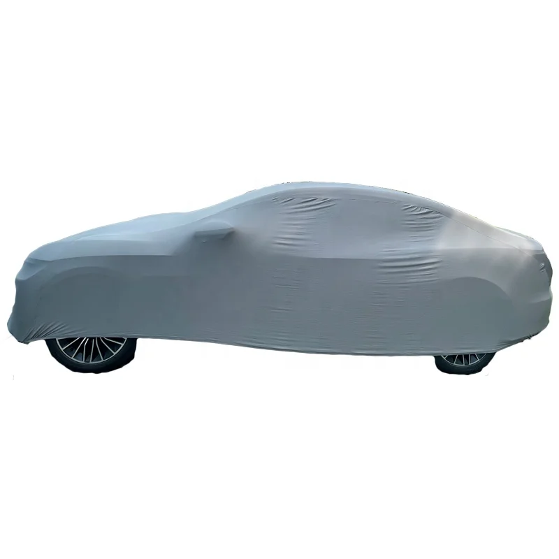 

Customized Logo Indoor Soft Cost-effective Dust-proof Gray Stretch Car Cover for 993