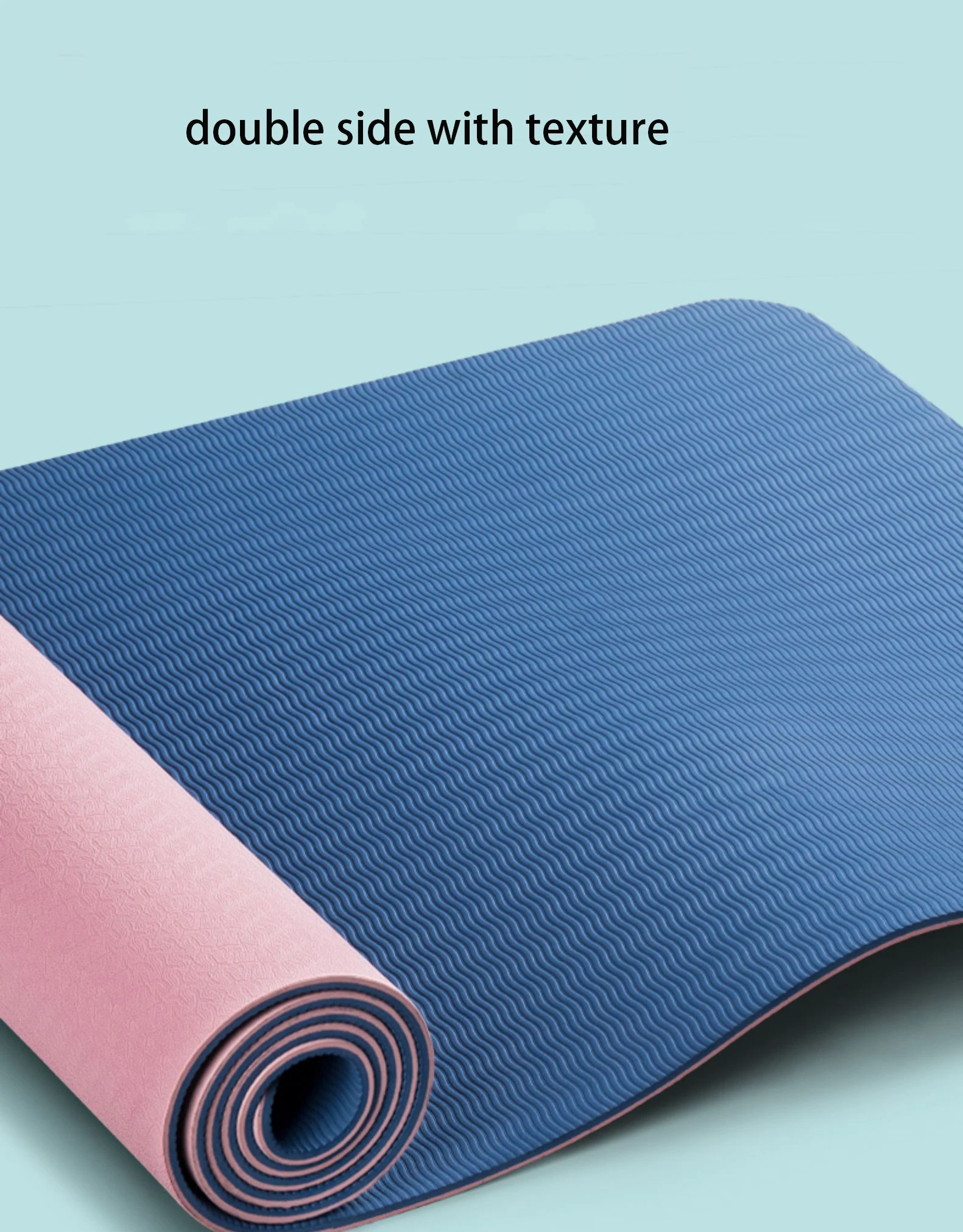 Pideg Hot Sale Eco Friendly Yoga Mat Tpe 6mm Double Layer Buy Yoga