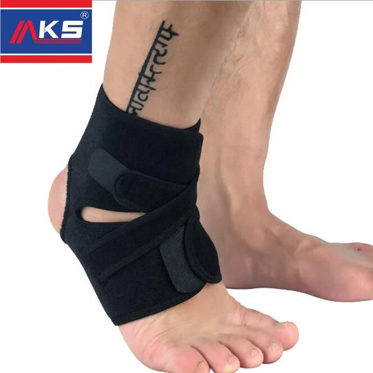 

High Quality Neoprene Ankle Brace Compression Support Sleeve Youth Neoprene Ankle Support, Black
