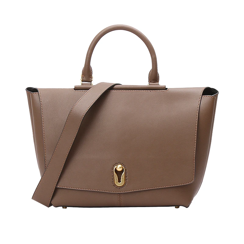 

Vintage Fashion Ladies genuine Leather Shoulder Bags for Women Tote Handbags