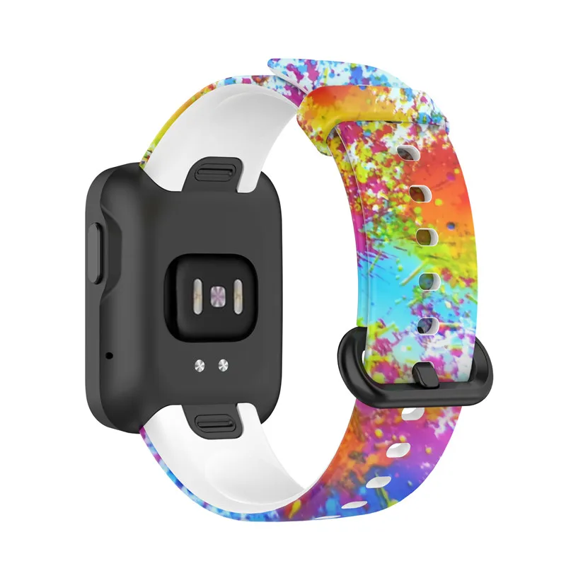 

Printed pattern soft silicone rubber replacement band strap for Xiaomi  / redmi watch