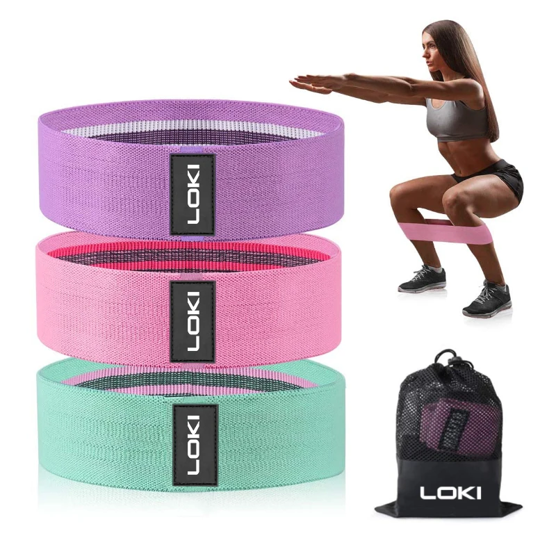 

Loki high elastic wholesale workout resistnace bands for promotion, Customized color
