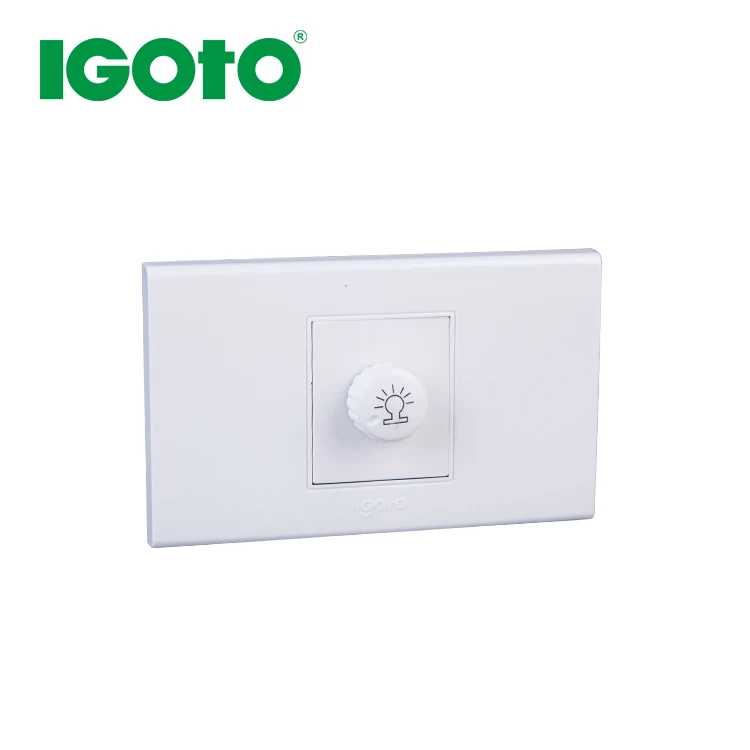 IGOTO A1081 hot sale American standard 1 Gang Dimmer Switch for hotel light wall switch