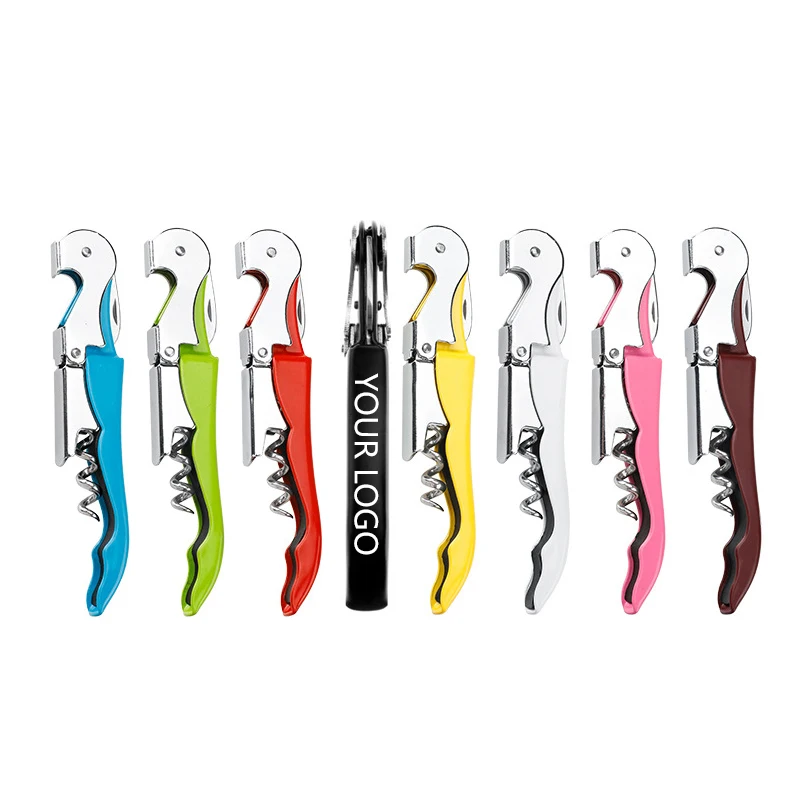 

High Quality Custom Logo Cheap Price Stainless Steel Seahorse Knife Corkscrew Wine Openers Bottle Opener, Green,red,black,white,blue,yellow,pink,brown