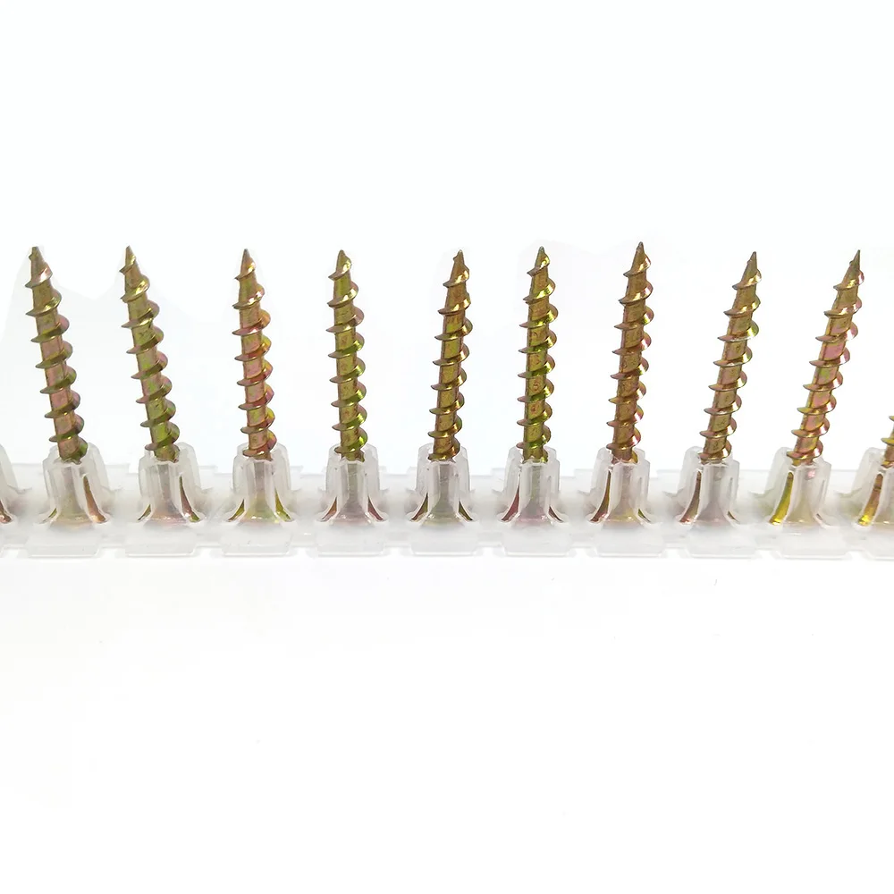 Collated Screw Plastic Tape Tie Strip Band For Shooting Driver Gun