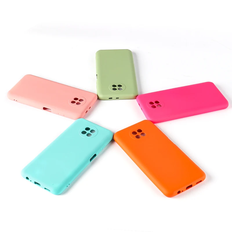 

Shockproof Mobile Cell Phone Case For Redmi Note 9 High quality TPU Phone Case, 5 colors