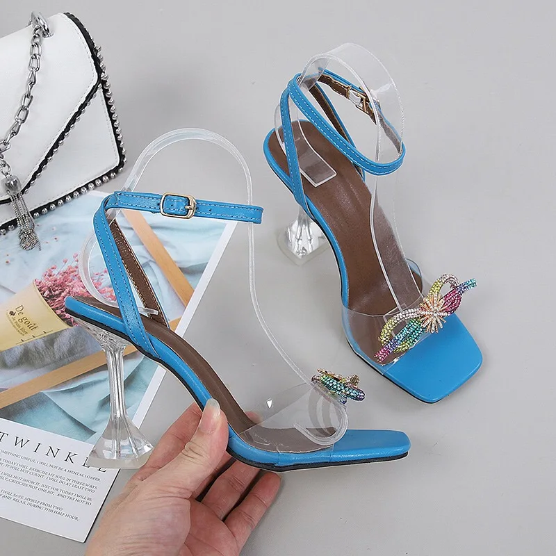 

Free gift boba keychain Luxury Fashion Wholesale Custom High Shoes Womens Heels 2021