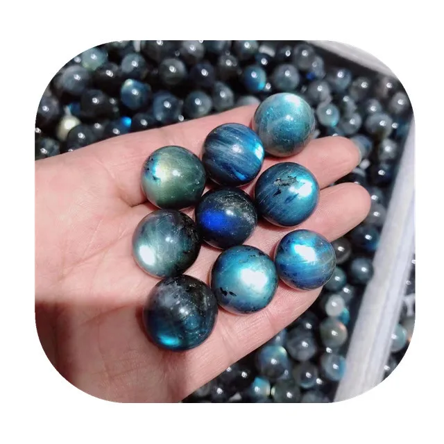 

Wholesale mini healing crystals sphere natural blue flash labradorite crystal ball for buyer