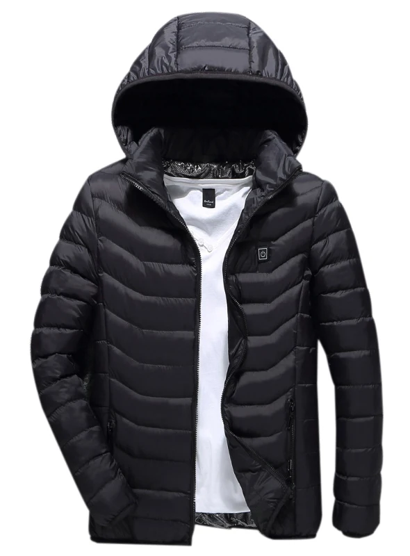
Casual Red Winter Jacket Men Waterproof 