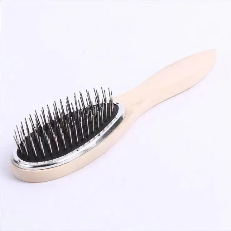 

Steel Needles For Mini Private Label Pretty Wholesale Custom Detangler Brushes Tt Wig Detangling Mens Metal Handle Hair Brush