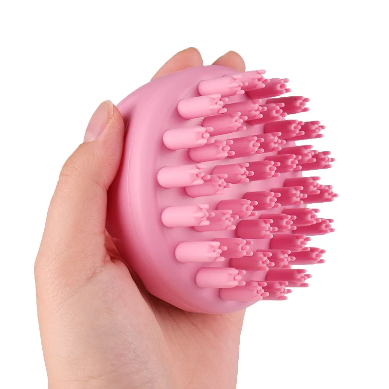 

New Silicone Hair Scalp Massager Shampoo Brush For Hair Growth, Customized color