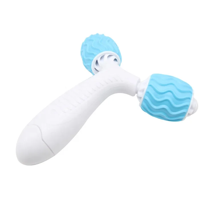 

Manufacturers Comfort Roller Y-shaped Neck Handheld Massage Facial Roller, 3 colors