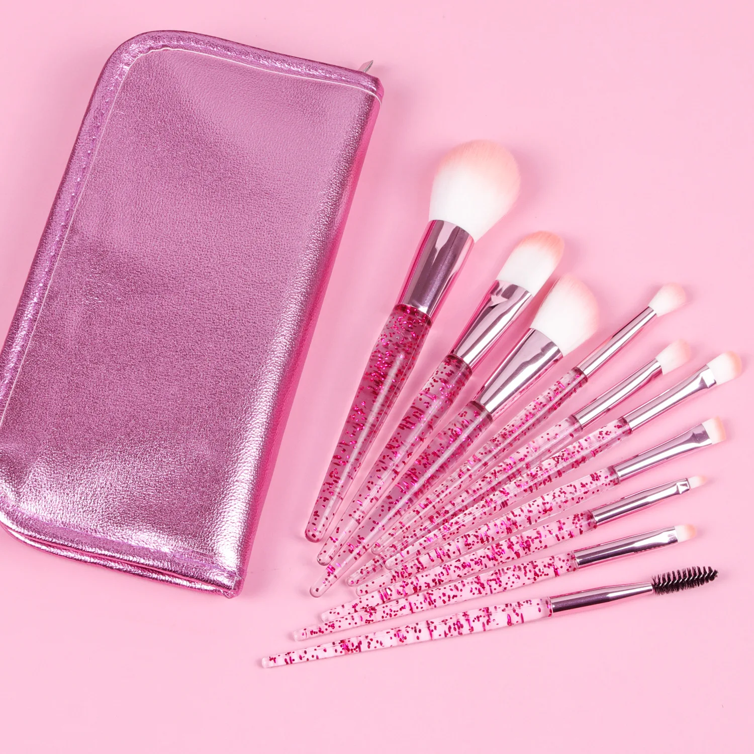 

luxury private brand makeup brush set 2021 new face beauty makeup tool loose powder blush brush luxury makeup brush, Black,white,pink