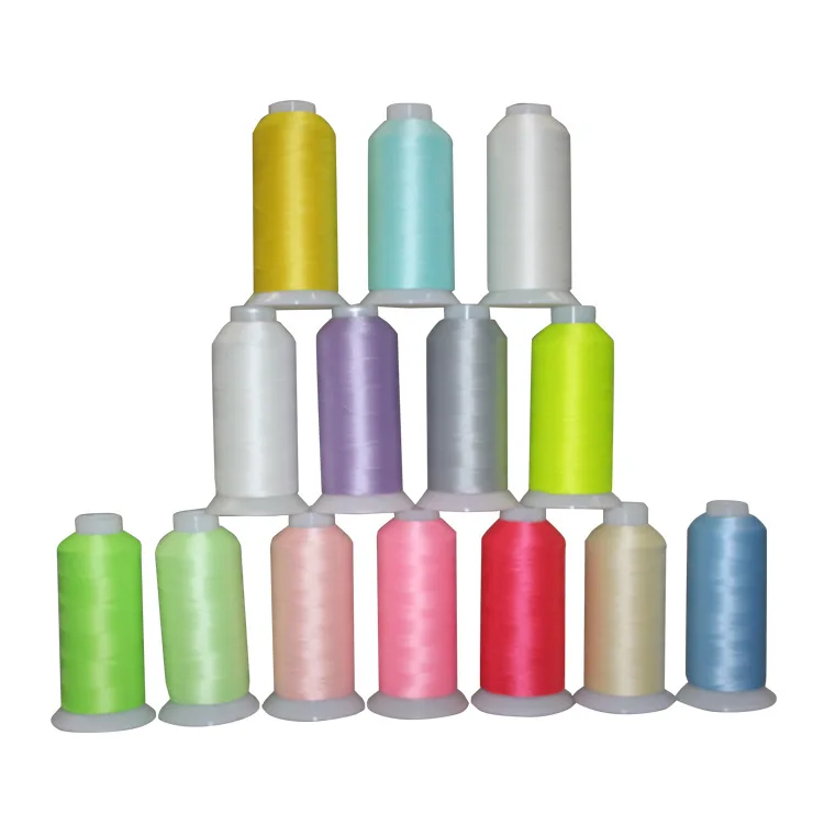 Recycled Luminous Embroidery Thread/shoelace Glowing in the Dark Yarn 120d&150d