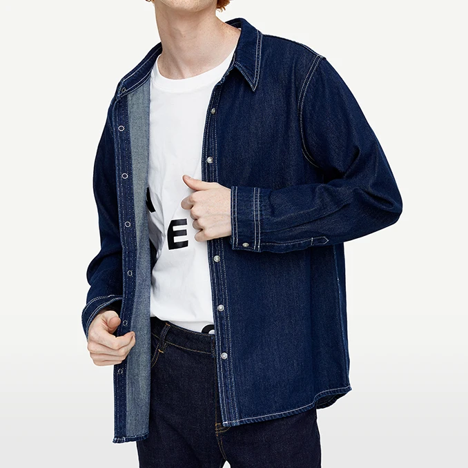 wholesale custom Cowboy shirt for men 100% cotton casual shirt