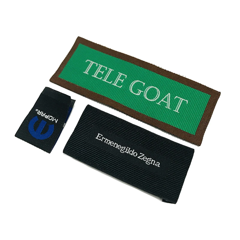 

Wholesale Brand Name Custom High Density Woven Label, Up to 12 color