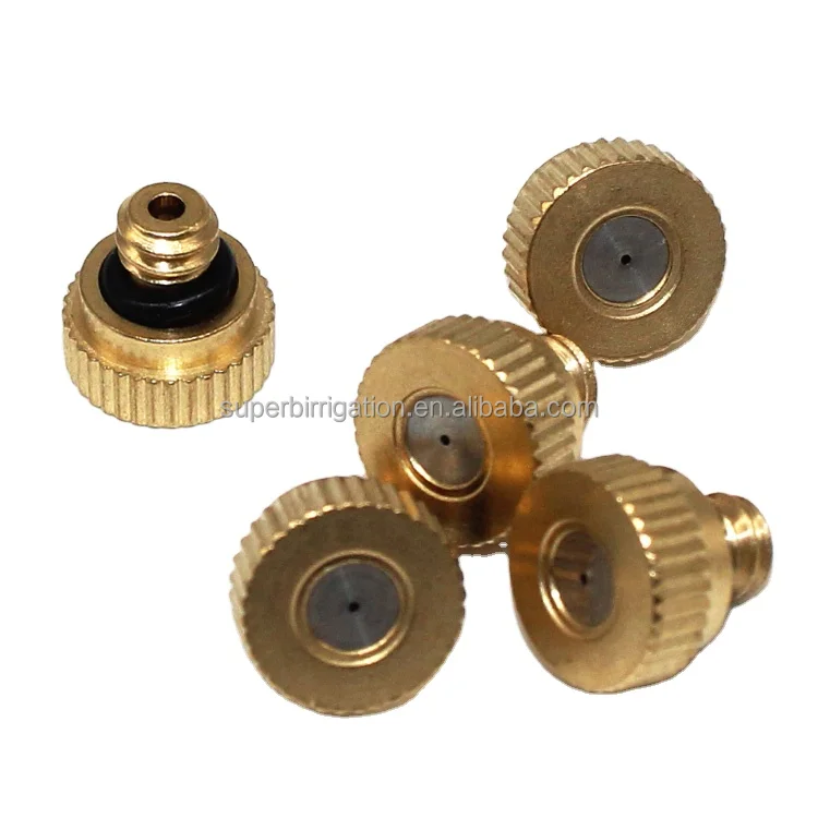 

3/16 UNC Brass Spray Nozzles Low Pressure Misting Nozzles Garden Irrigation Fog Nozzle