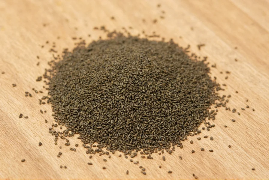 Dish Garnished with Nigella Sativa Seeds