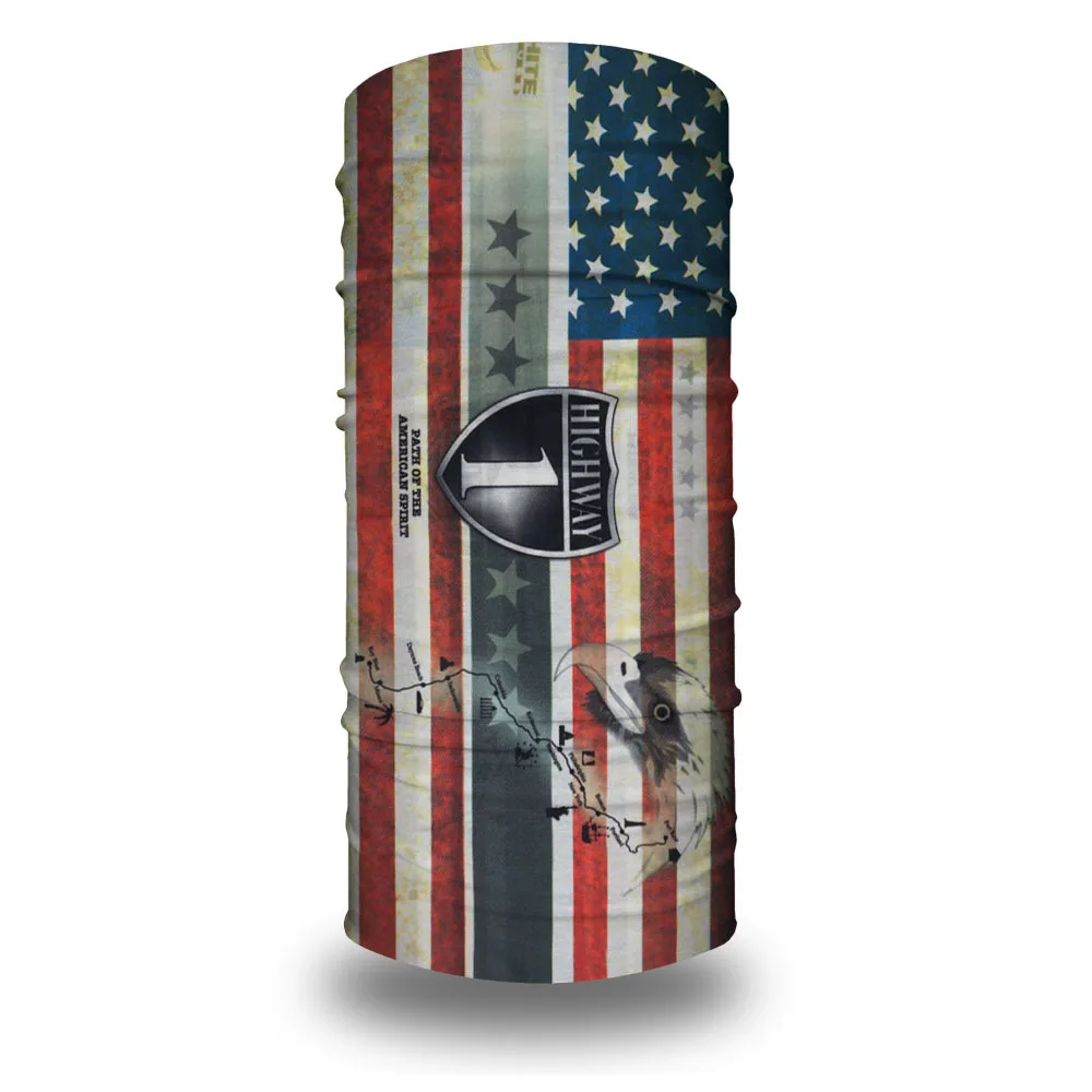

Free shipping Flag Buffs Selling Promotional Custom Neck Gaiter Wear Fishing Bandana, Custom amde