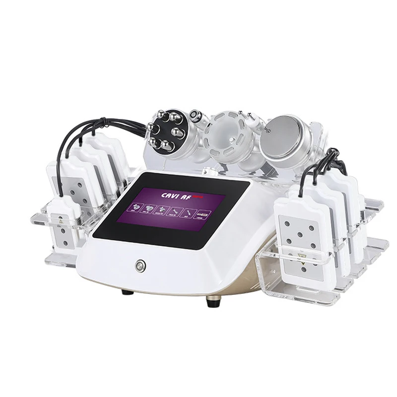 

6 in 1 RF Equipment lipo laser beauty 40k 80k cavitation slimming machine vacuum cavitation system