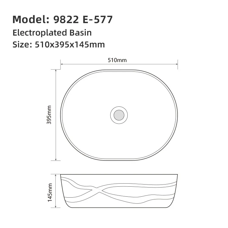 black-sink-bowl-bathroom-9822-E-577-technical-line-drawing-dimension-plan-side-elevation