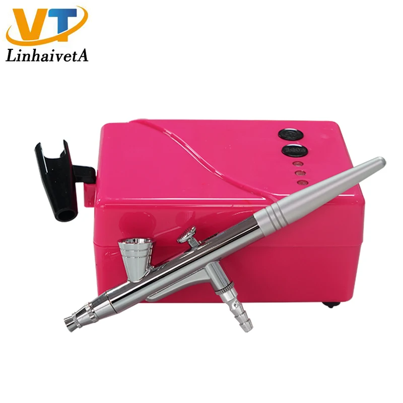 
AC-10SD162 Beauty air brush gun makeup set mini cake airbrush machine kit 