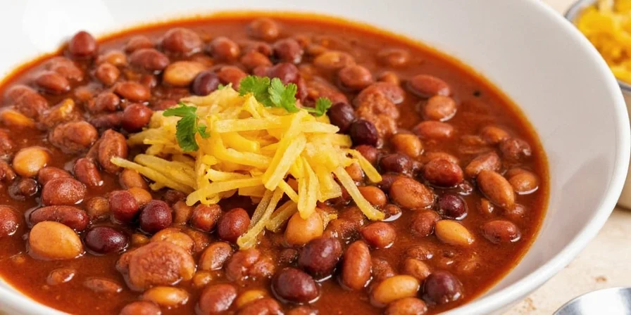 Classic chili with kidney beans