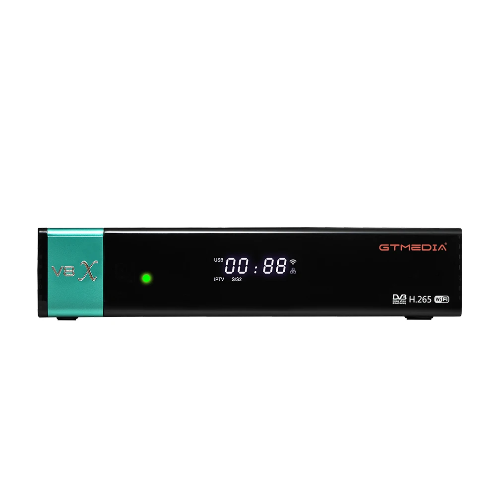 

GTmedia V8X Satellite Receiver Support DVB-S S2 S2X BISS auto roll PowerVu Youtube Youporn Built-in 2.4G WIFI 2020 New Arrival