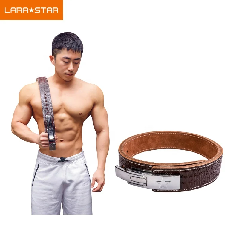 

Waist Back Support Gym Power Lifting Leather Belt Buckles For Body Building