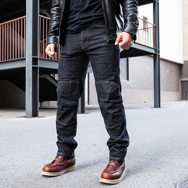 

Hot Selling Men's High-quality Customized black Casual And Versatile Straight Jeans Men Denim