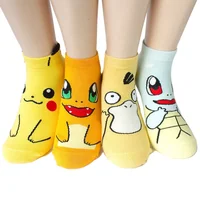 

Dri wear socks women pikachu cartoon socks casual funny boat socks