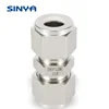 Swagelok Type Straight Union Connector 1/4in Tube OD Tube Fittings Stainless Steel Double Ferrule Union Coupling Compression