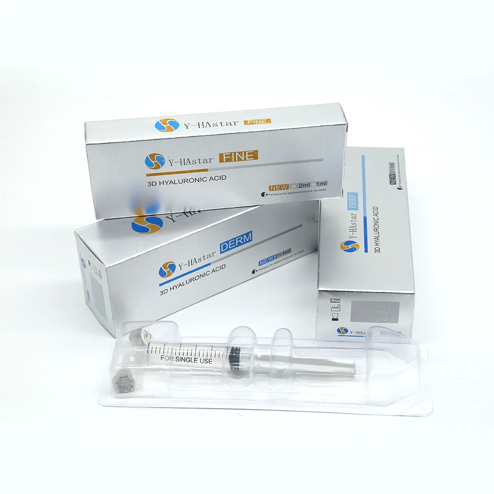

High Quality fine derm deep deeper 3ml Cross Linked Hyaluronic Acid Injectable Dermal Filler