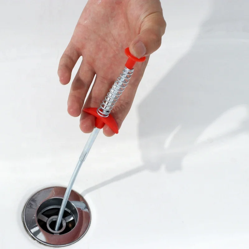

60CM Kitchen Drain Sewer Dredge Spring Pipe Dredge Household Hair Hair Cleaner