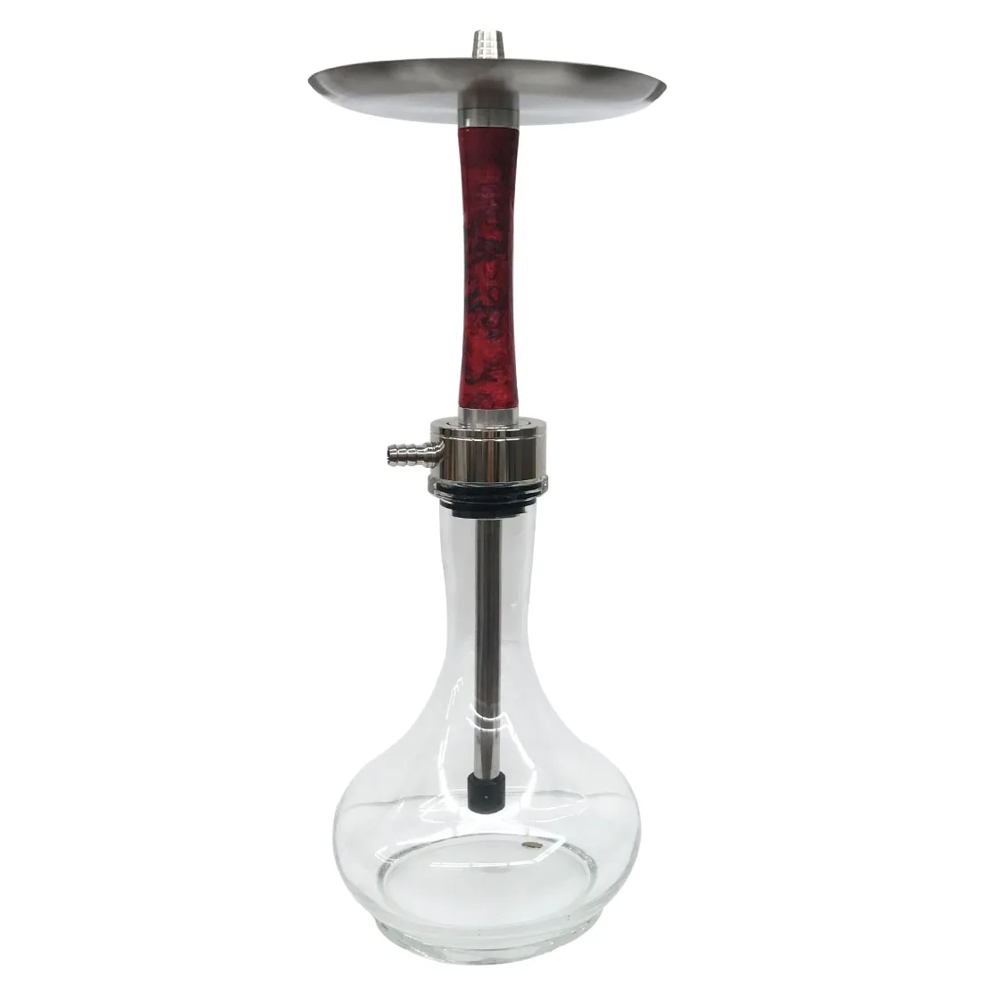 

T074 Lvhe Best Quality Waterfall Smoke Luxury Stainless Steel Resin Russia Shisha Hookah, Silver+many colors