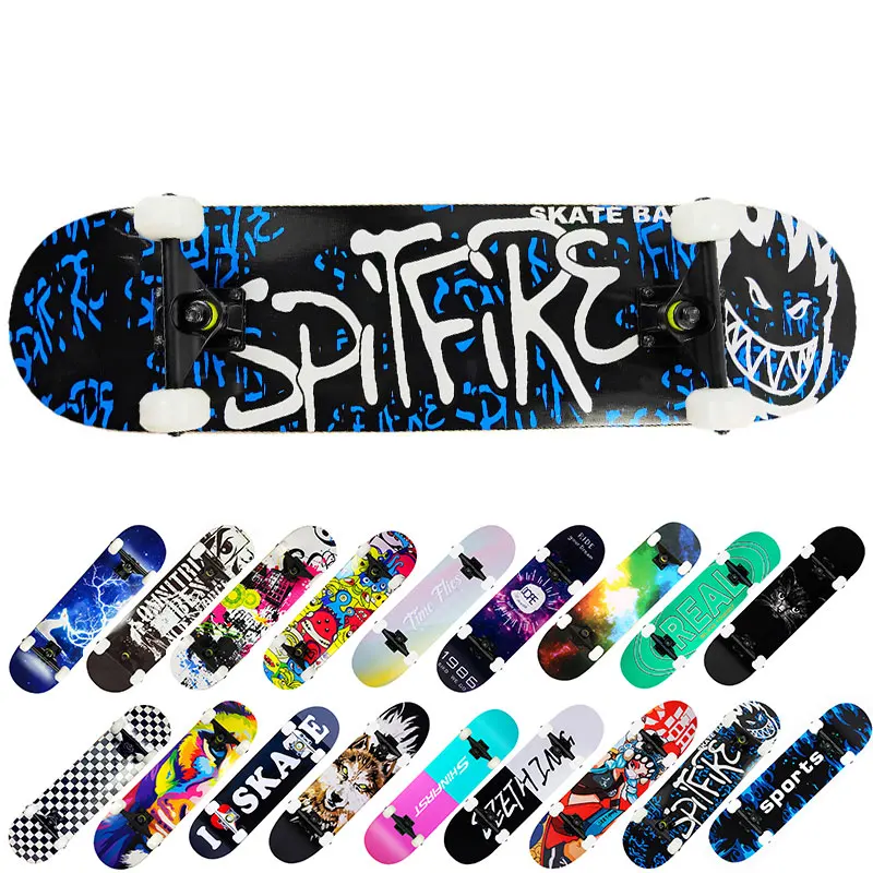 

Lots of Styles 80x20cm Wholesale Double Rocker Skateboard In Stock