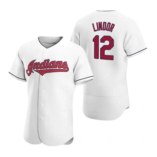 

Best quality customize your name Logo cleve land indian s Embroidered Baseball Jersey 12 Francisco Lindor, White,blue,black,gray,red,purple,orange
