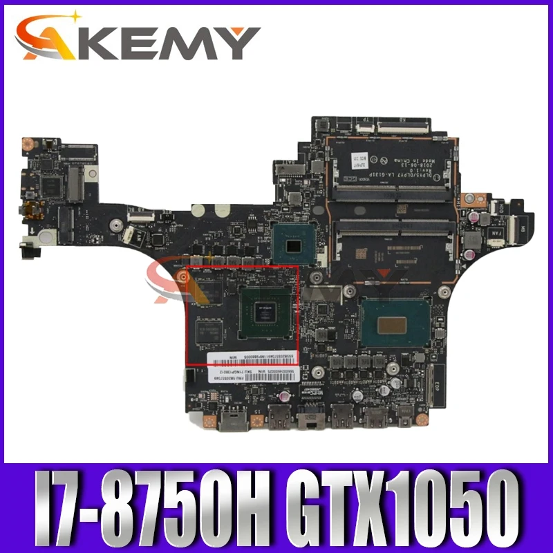 

Akemy For Y730-17ICH Notebook Motherboard DLPY5 / DLPY7 LA-G131P CPU i7-8750H GPU GTX1050 Tested 100% Work