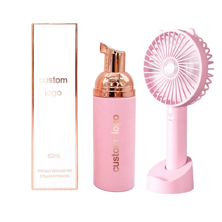 

Natural Lash Eyelash Foam Shampoo with Cleaner Brush Wash Lash Extension Safe OEM Private Label Eyelash Shampoo