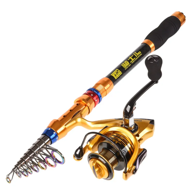 

1.8-3.6m Fishing Rod and Reel 4000 Series Portable Travel Spinning Fishing Rod Pesca Wheel Combo